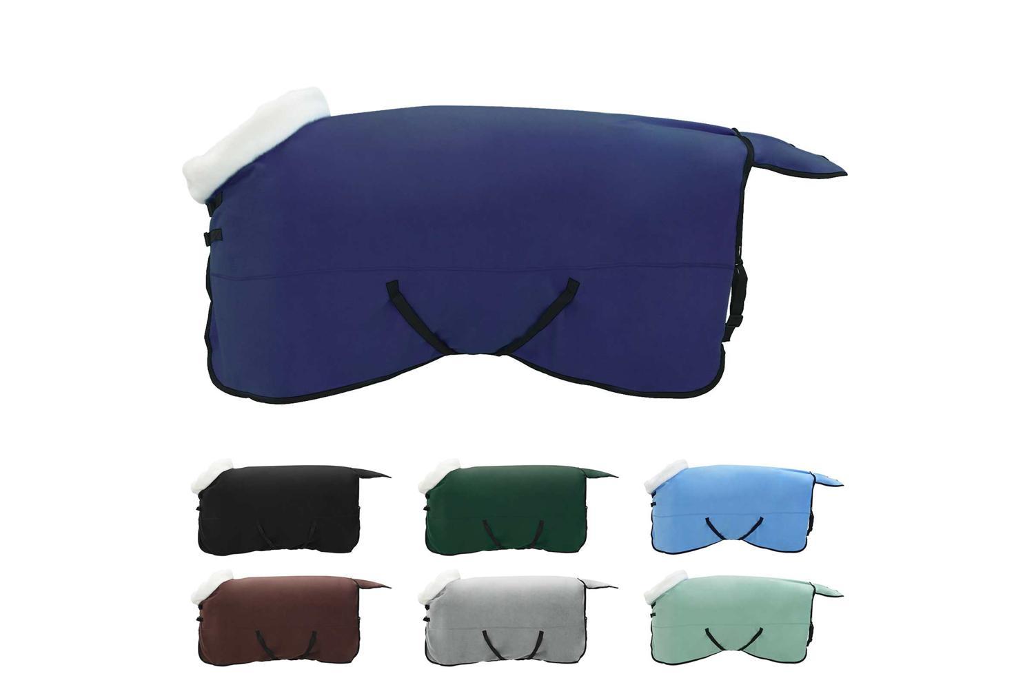 Vidaxl Horse Blanket Navy Blue 135 Cm Polar Fleece-2