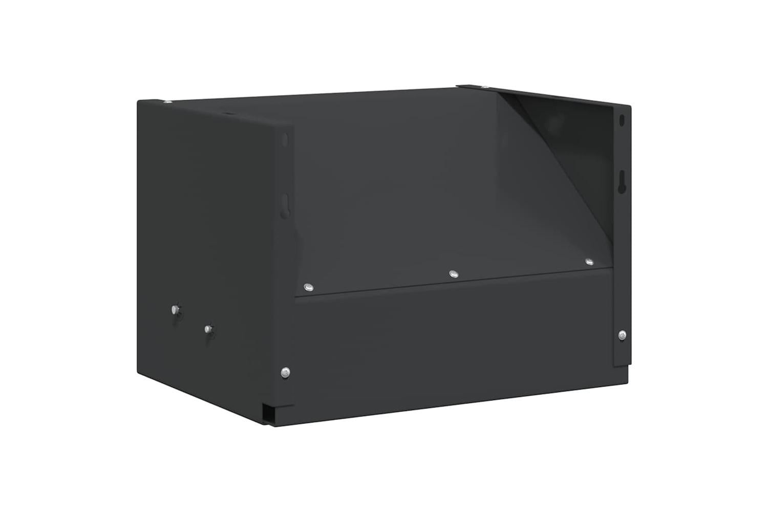 Vidaxl Bullet Trap Box Black 29 X 22 X 20 Cm Steel-4