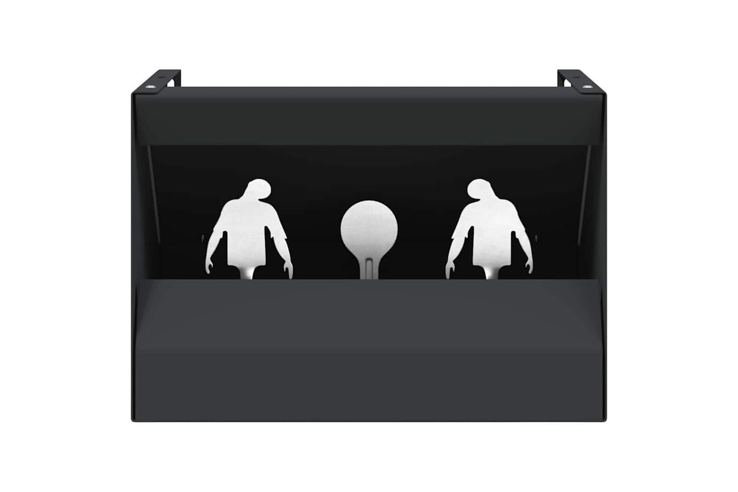 Vidaxl Bullet Trap Box Black 29 X 22 X 20 Cm Steel-2