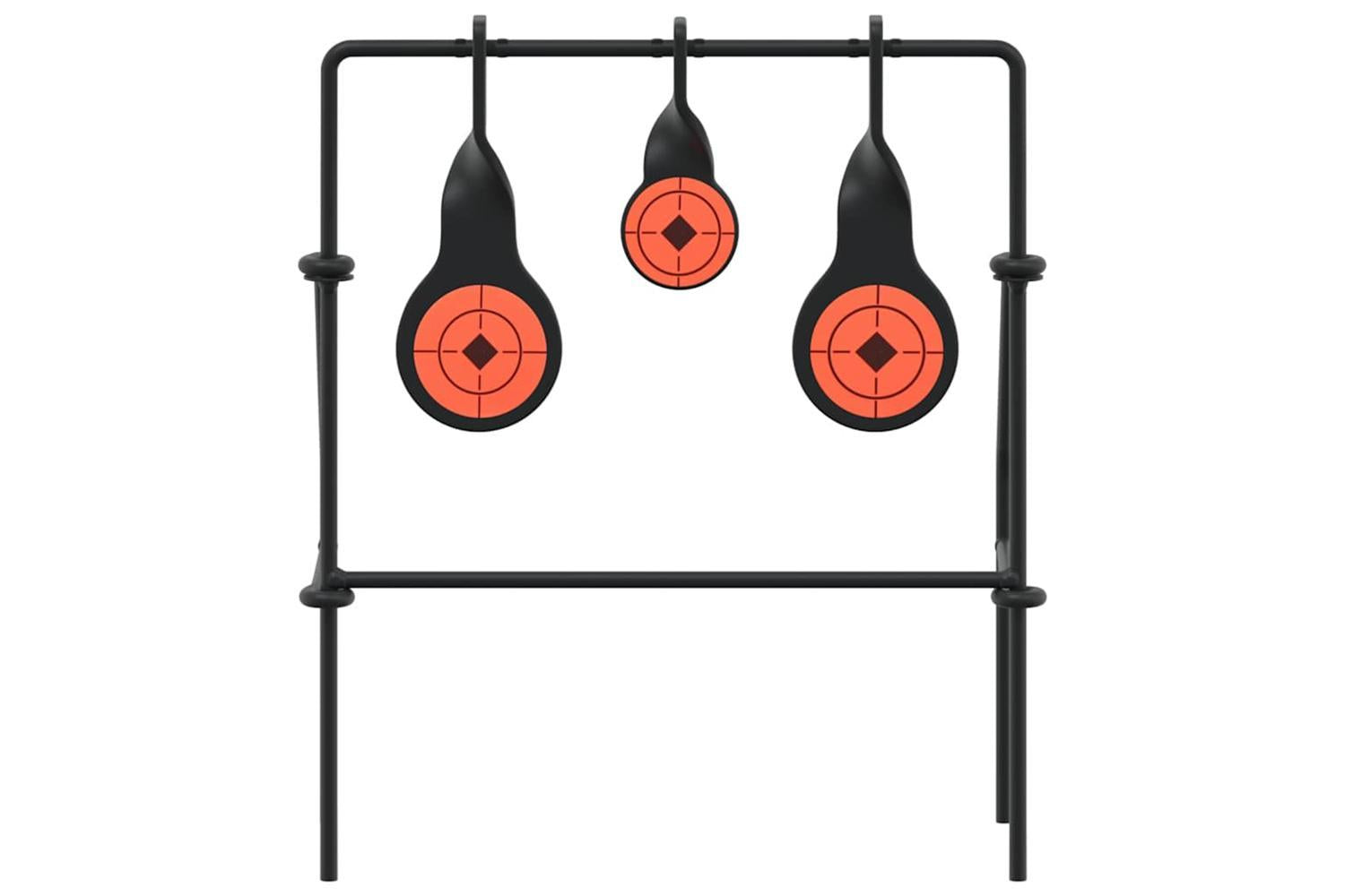 Vidaxl Resetting Target Black 26 X 13 X 31 Cm Steel-4
