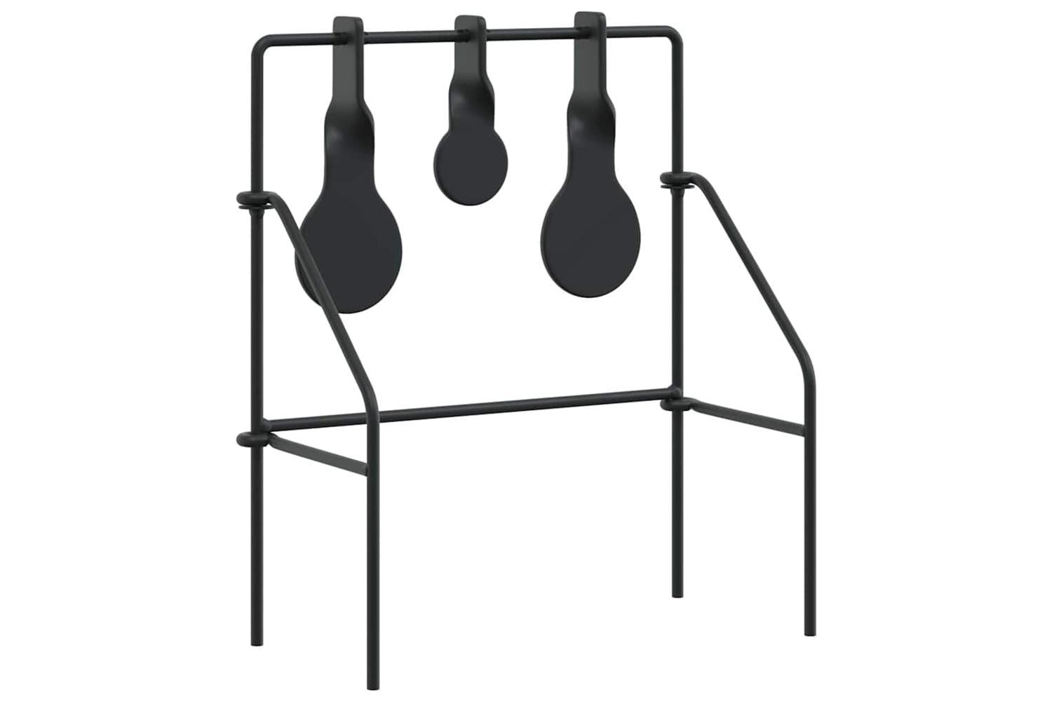 Vidaxl Resetting Target Black 26 X 13 X 31 Cm Steel-6