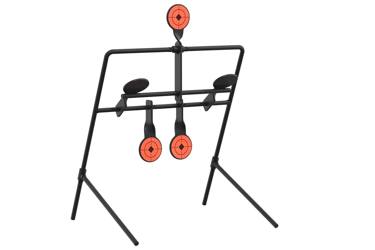 Vidaxl Resetting Target Black 40 X 34 X 53 Cm Steel-2