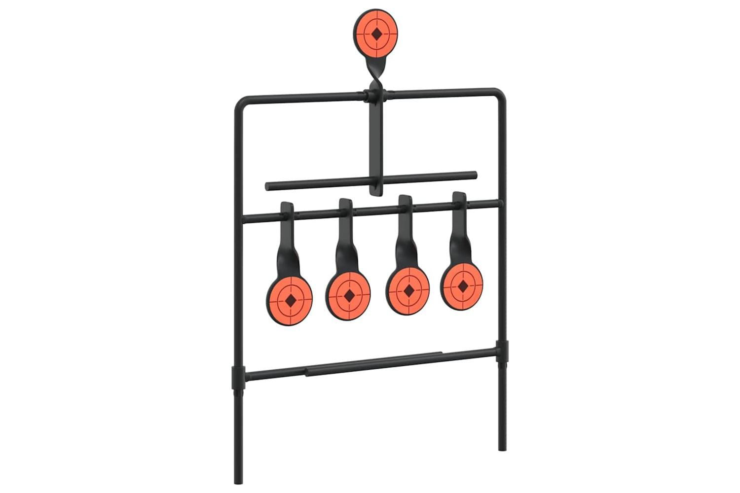 Vidaxl Resetting Target Black 40 X 34 X 53 Cm Steel-3