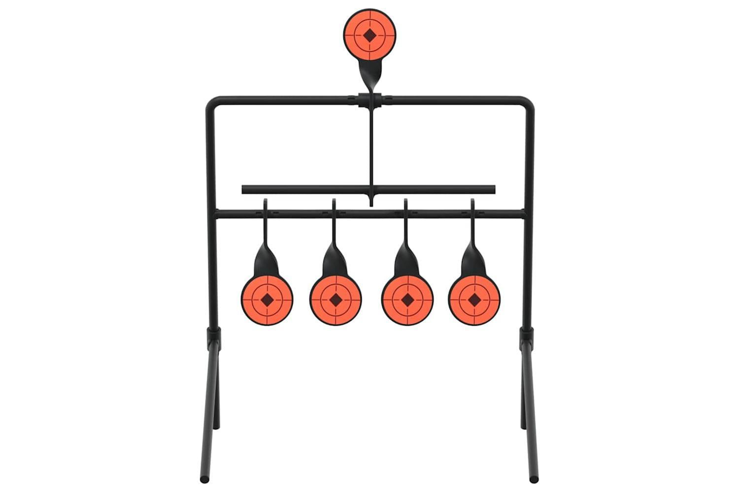 Vidaxl Resetting Target Black 40 X 34 X 53 Cm Steel-4