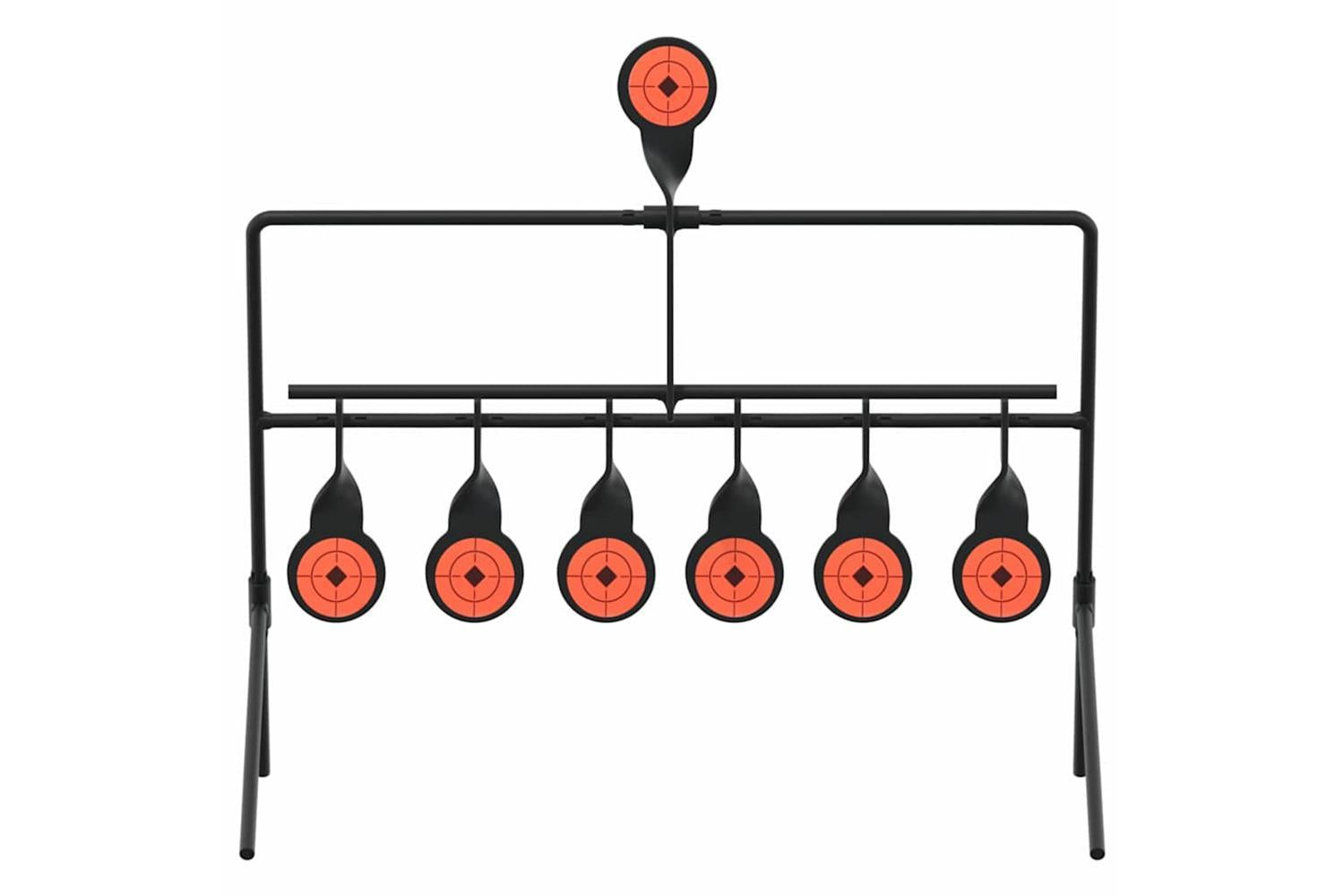Vidaxl Resetting Target Black 38 X 20 X 33.5 Cm Steel-4