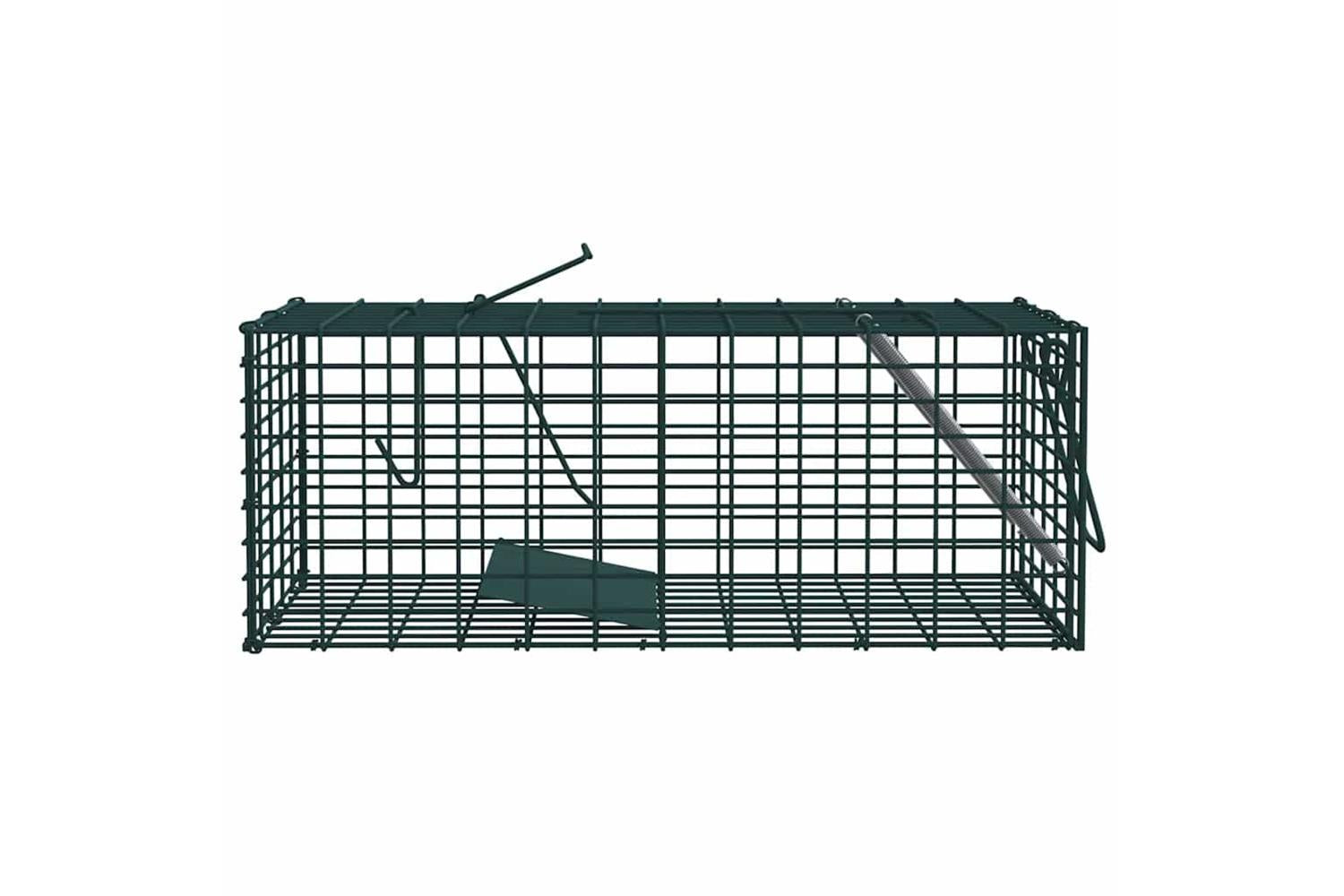 Vidaxl Animal Trap Green 31 X 13 X 12cm Steel-2