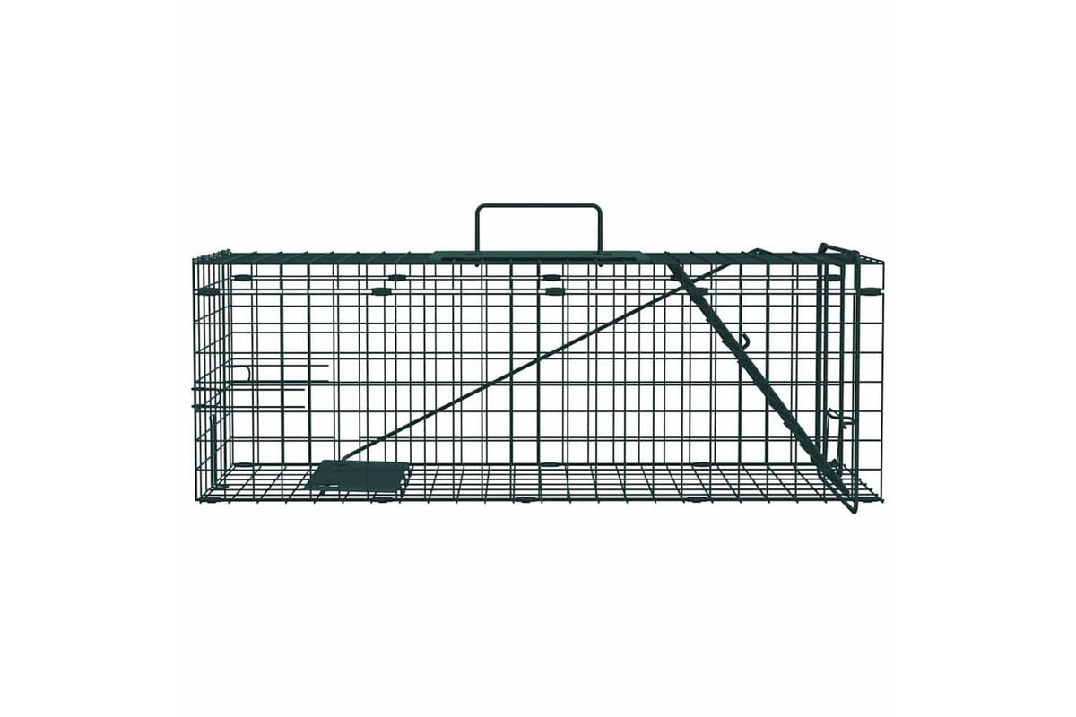 Vidaxl Animal Trap Green 61 X 20 X 21.5 Cm Steel-2