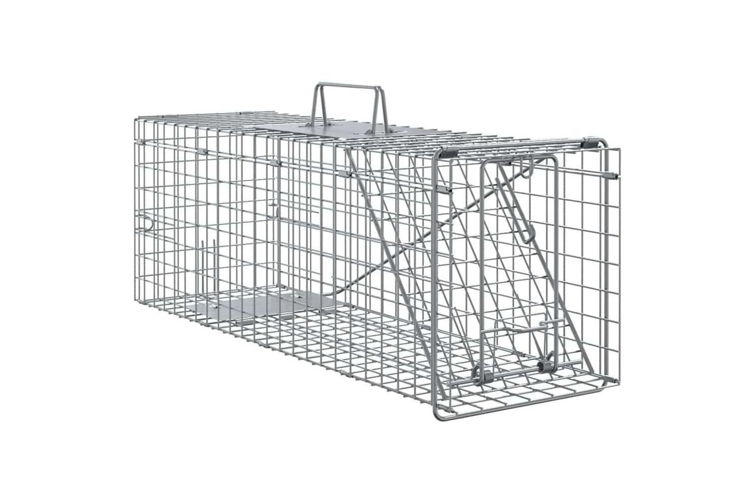 Vidaxl Animal Trap Anthracite 61 X 20 X 21.5 Cm Steel