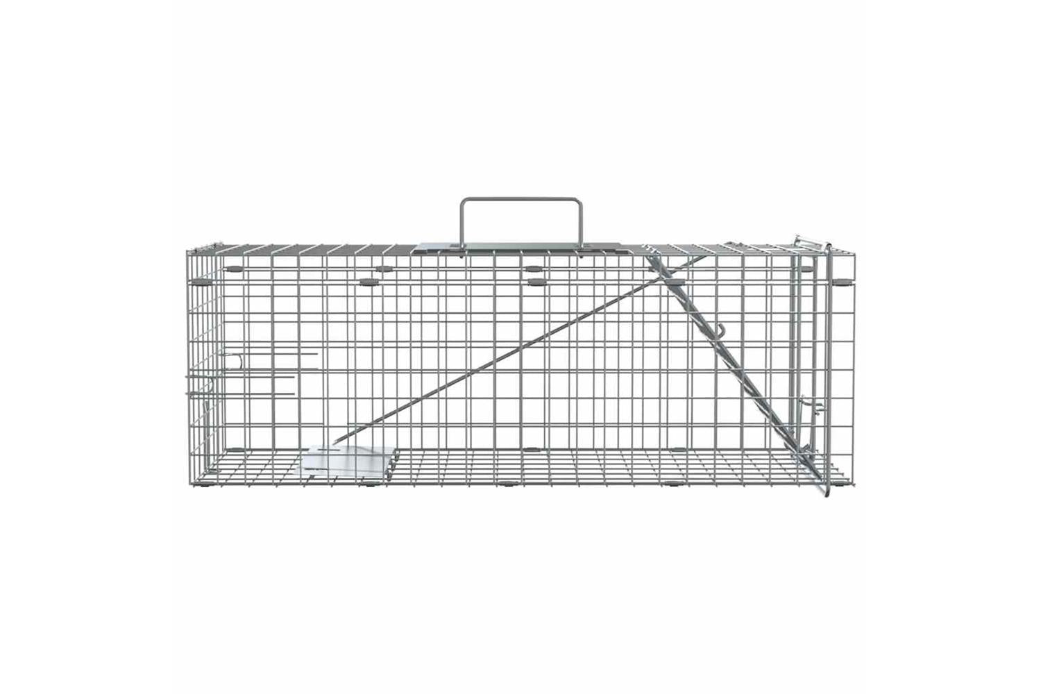 Vidaxl Animal Trap Anthracite 61 X 20 X 21.5 Cm Steel-2