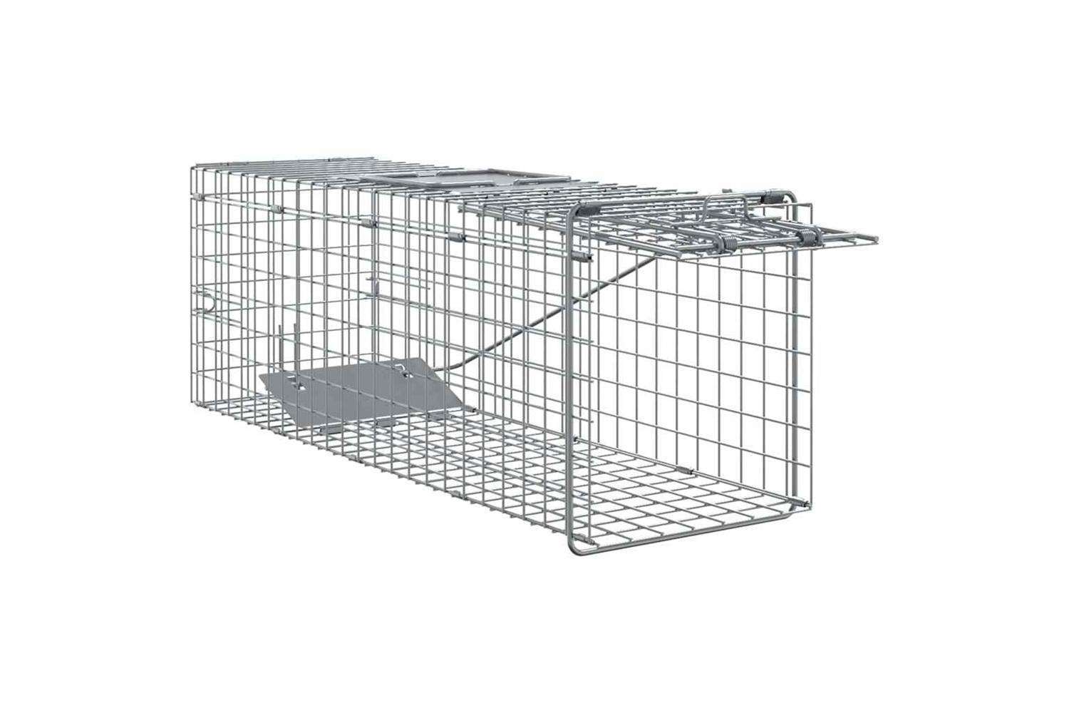 Vidaxl Animal Trap Anthracite 61 X 20 X 21.5 Cm Steel-4