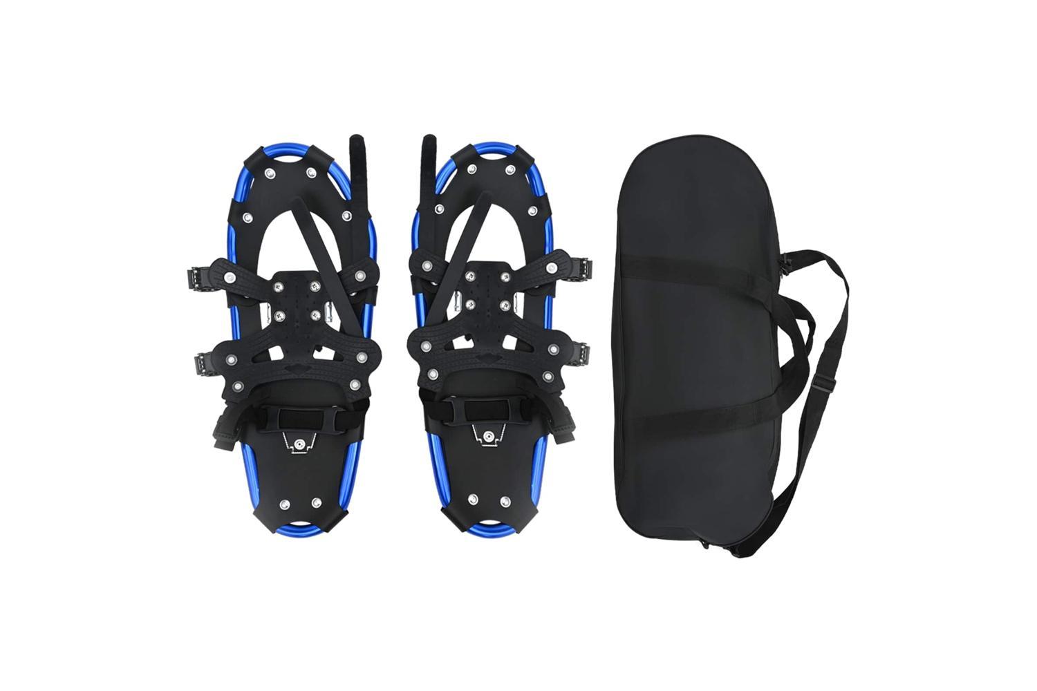 Vidaxl 3 In 1 Snowshoes Blue And Black 21 Inches Aluminum And Hdpe-2