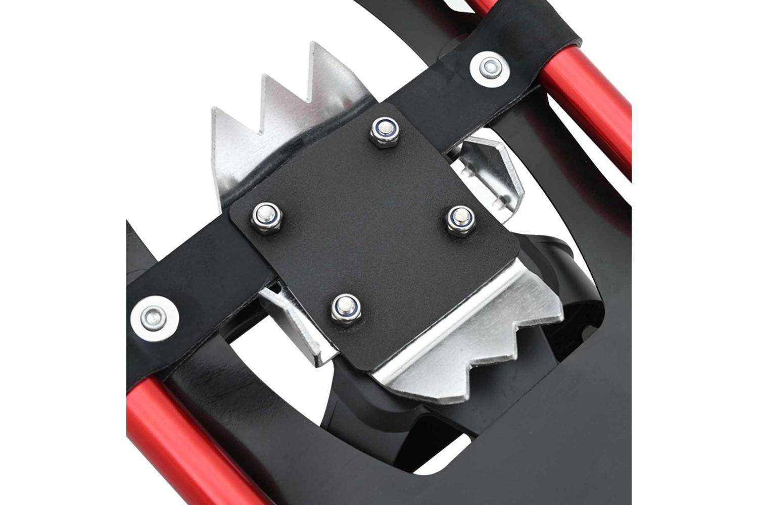 Vidaxl 3 In 1 Snowshoes Red And Black 21 Inches Aluminum And Hdpe-5