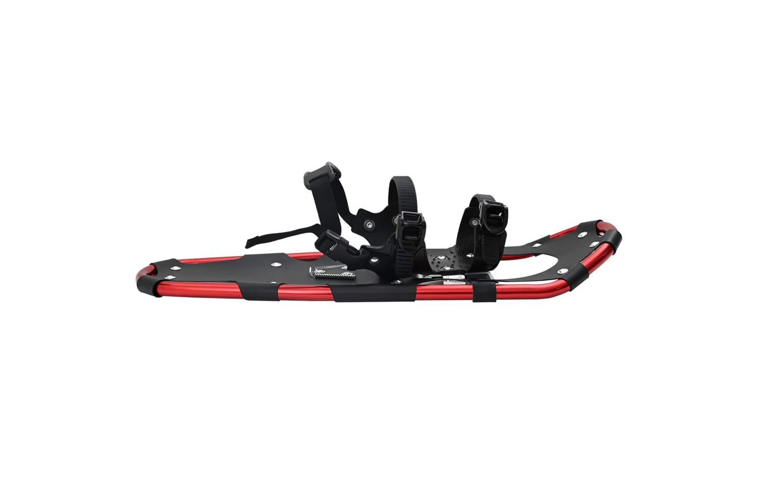 Vidaxl 3 In 1 Snowshoes Red And Black 25 Inches Aluminum And Hdpe-4