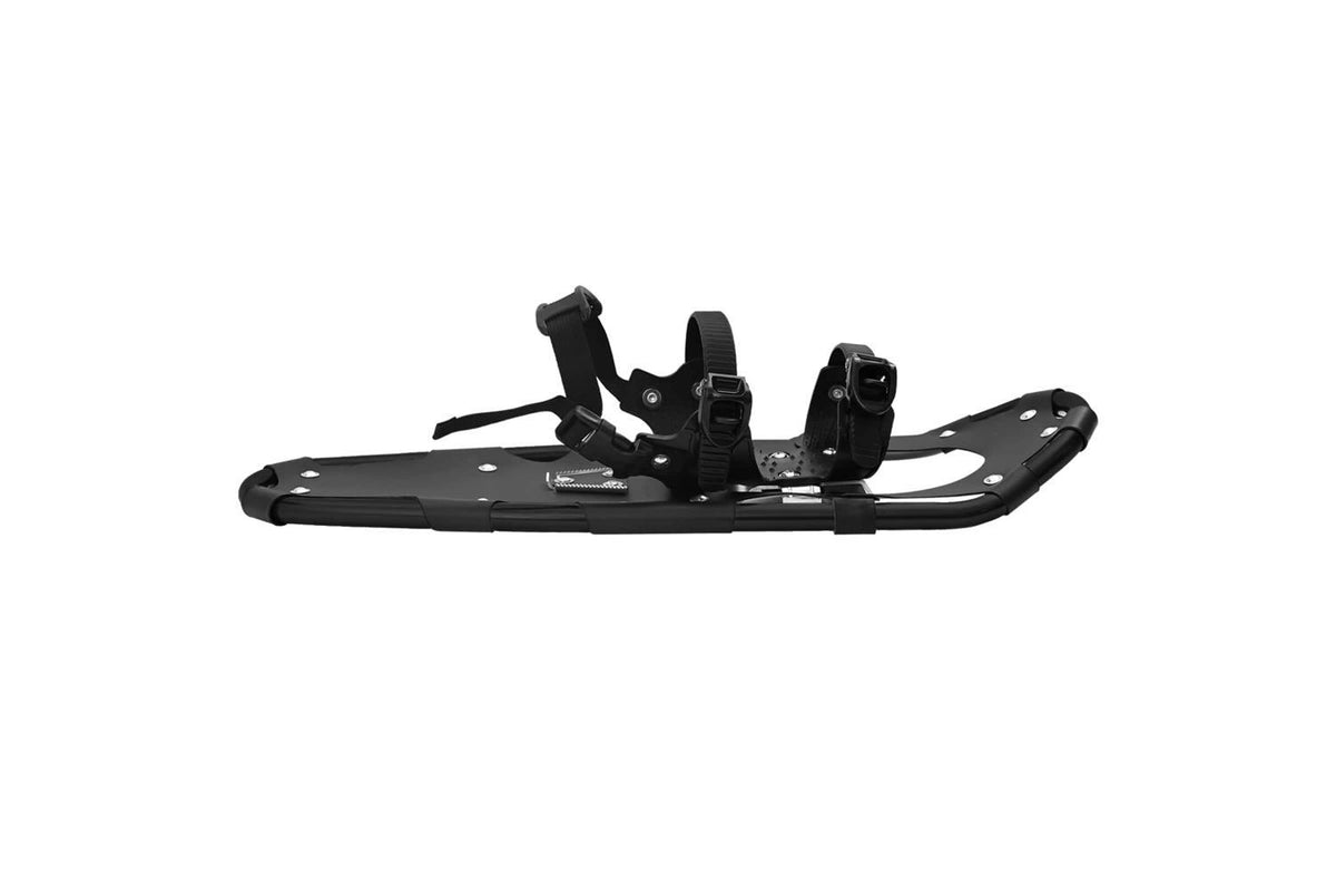 Vidaxl 3 In 1 Snowshoes Black 25 Inches Aluminum And Hdpe-4