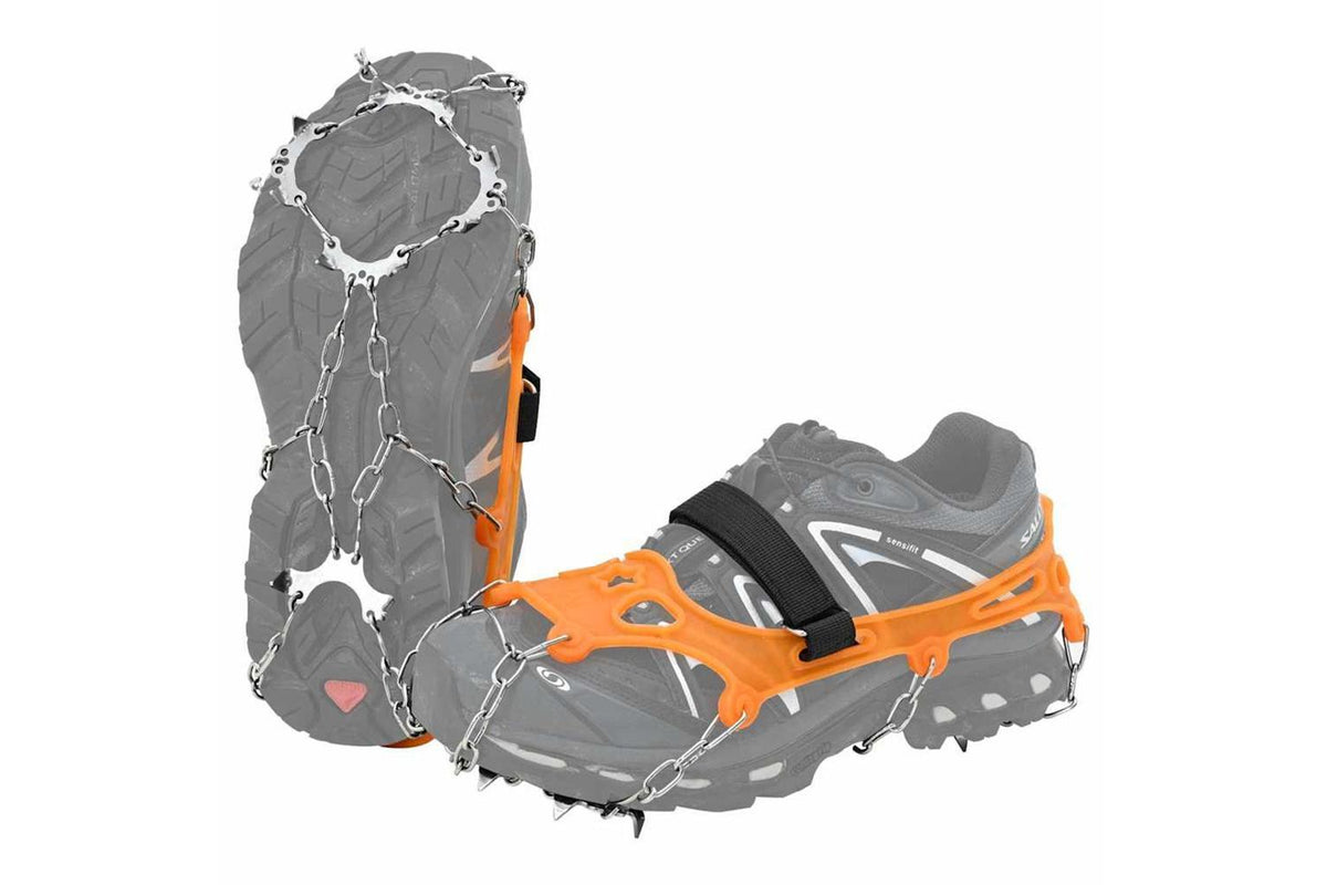 Vidaxl Ice Cleats For Shoes Orange Xl Stainless Steel-3
