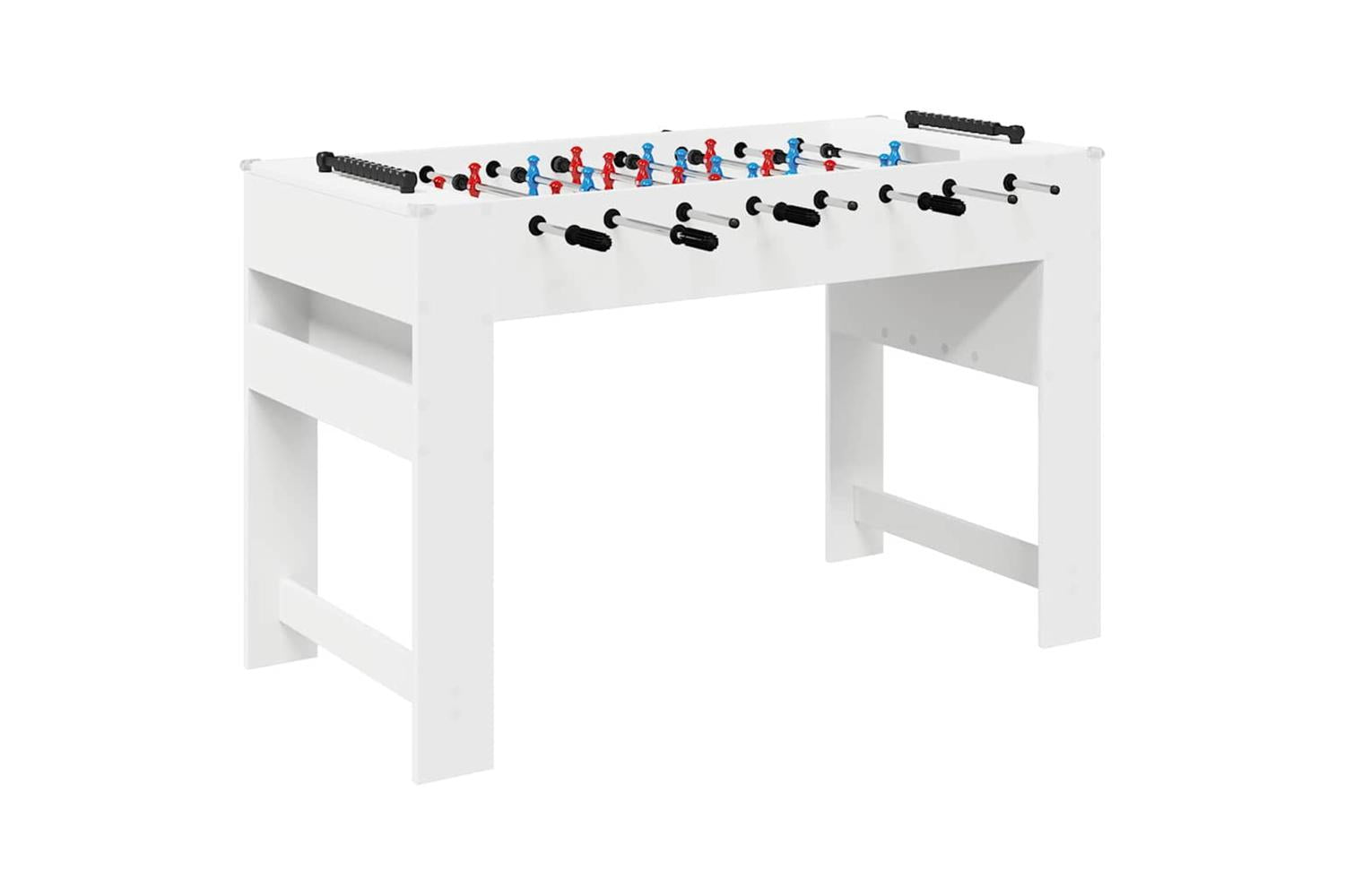 Vidaxl Foosball Table White 125 X 60.5 X 80 Cm Engineered Wood-2