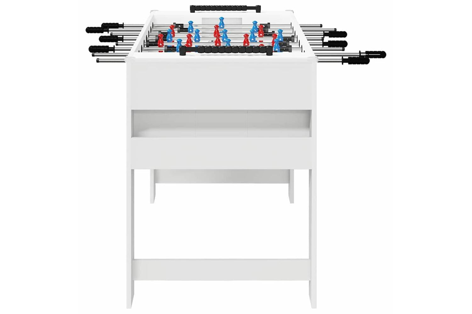 Vidaxl Foosball Table White 125 X 60.5 X 80 Cm Engineered Wood-5