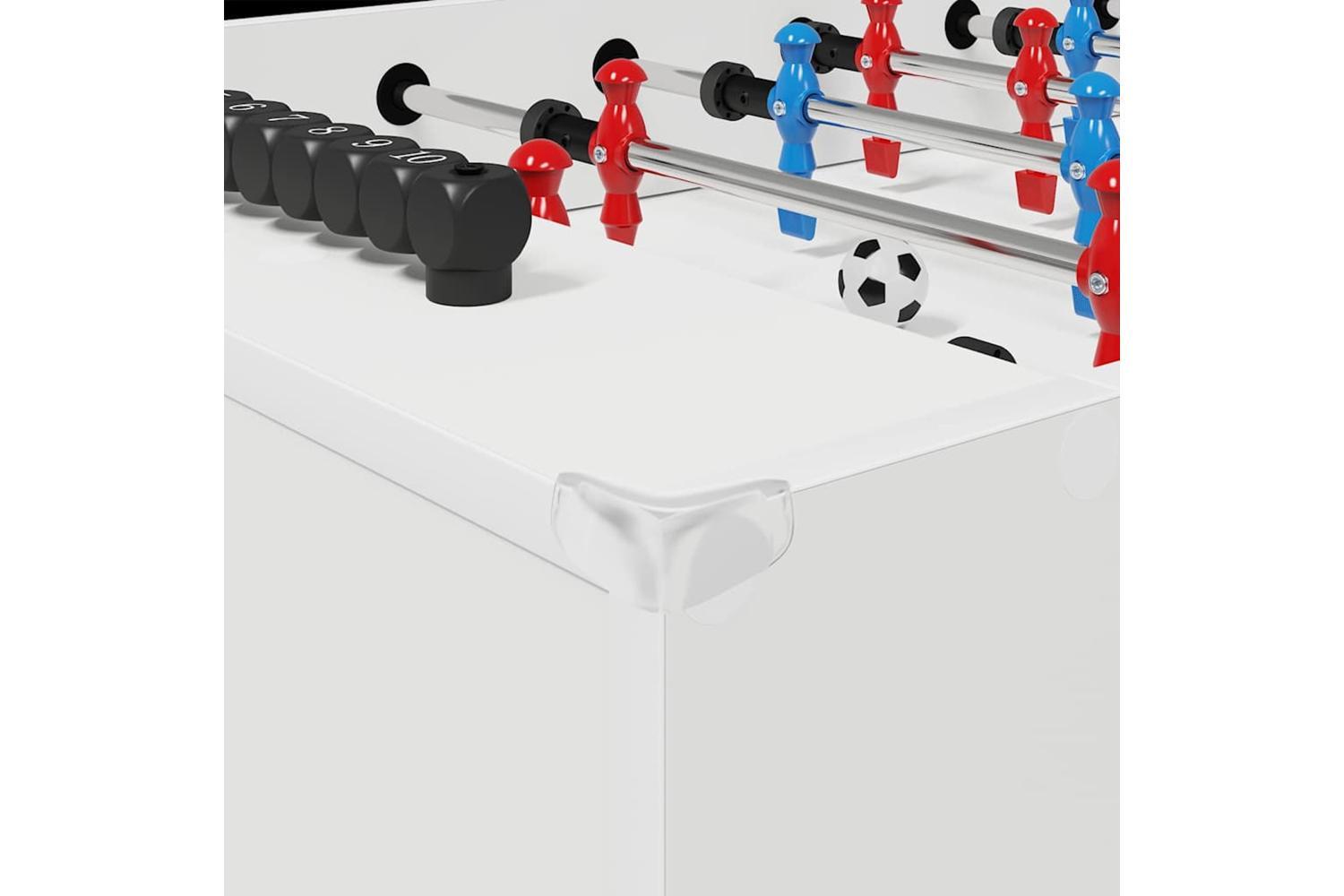 Vidaxl Foosball Table White 125 X 60.5 X 80 Cm Engineered Wood-7