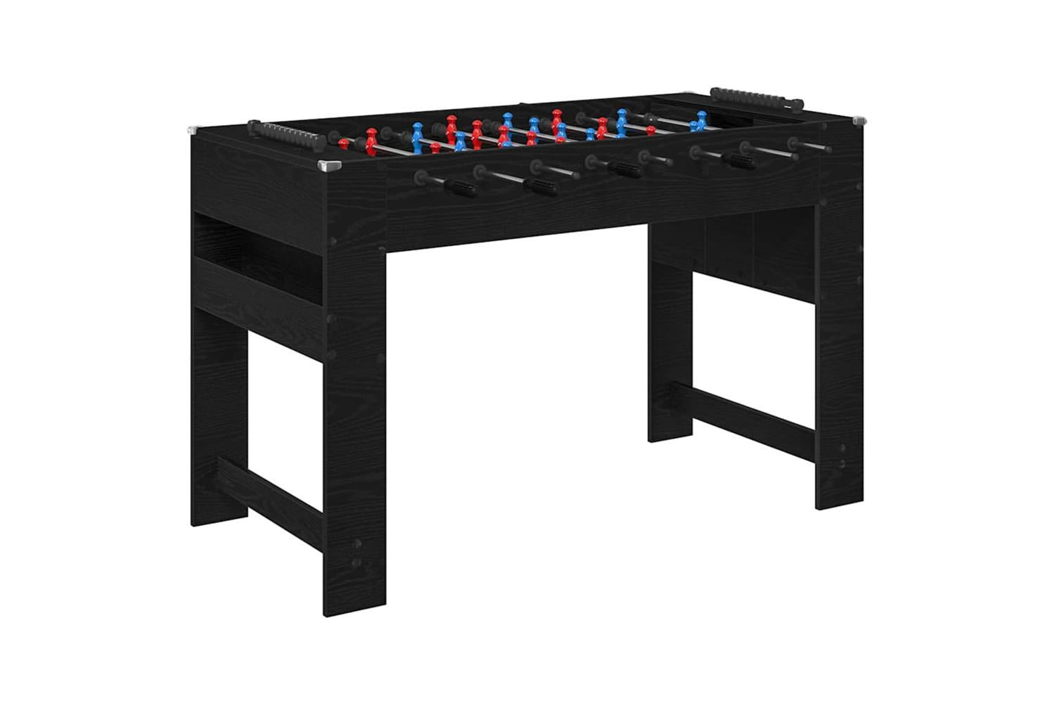 Vidaxl Foosball Table Black Oak 125 X 60.5 X 80 Cm Engineered Wood-2