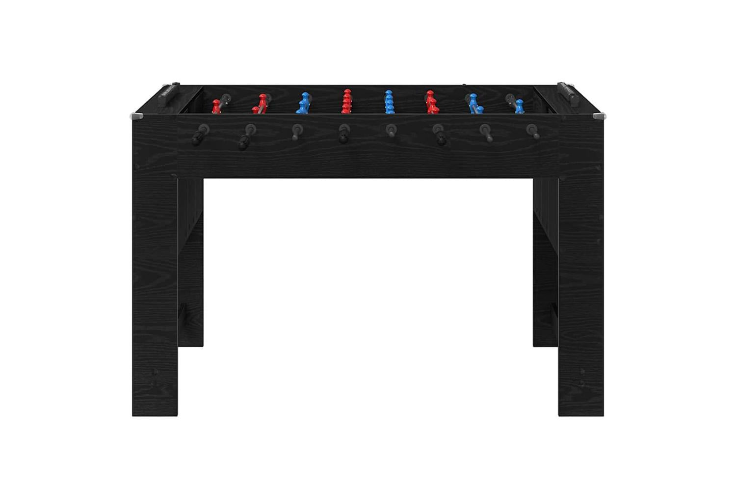 Vidaxl Foosball Table Black Oak 125 X 60.5 X 80 Cm Engineered Wood-4