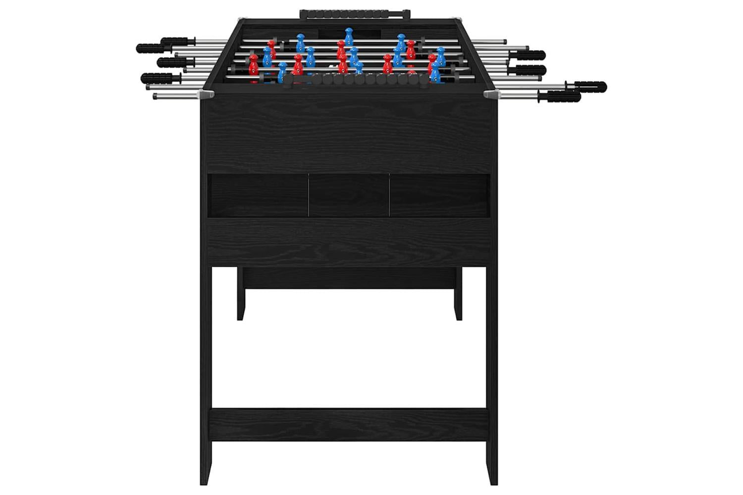 Vidaxl Foosball Table Black Oak 125 X 60.5 X 80 Cm Engineered Wood-5