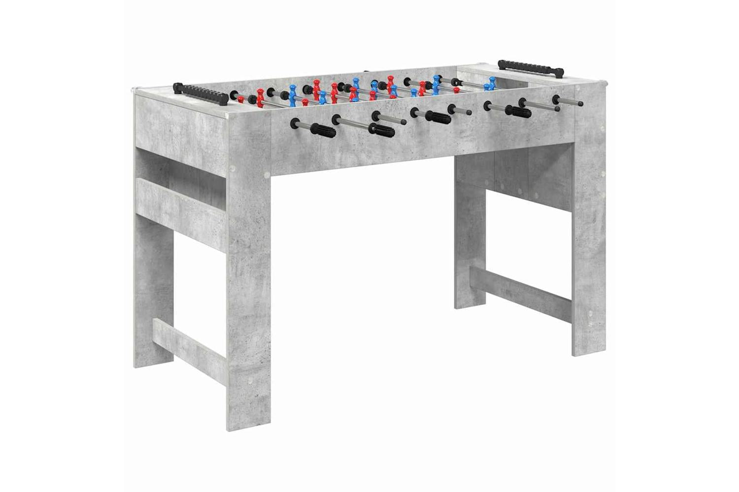 Vidaxl Foosball Table Concrete Grey 125 X 60.5 X 80 Cm Engineered Wood-2
