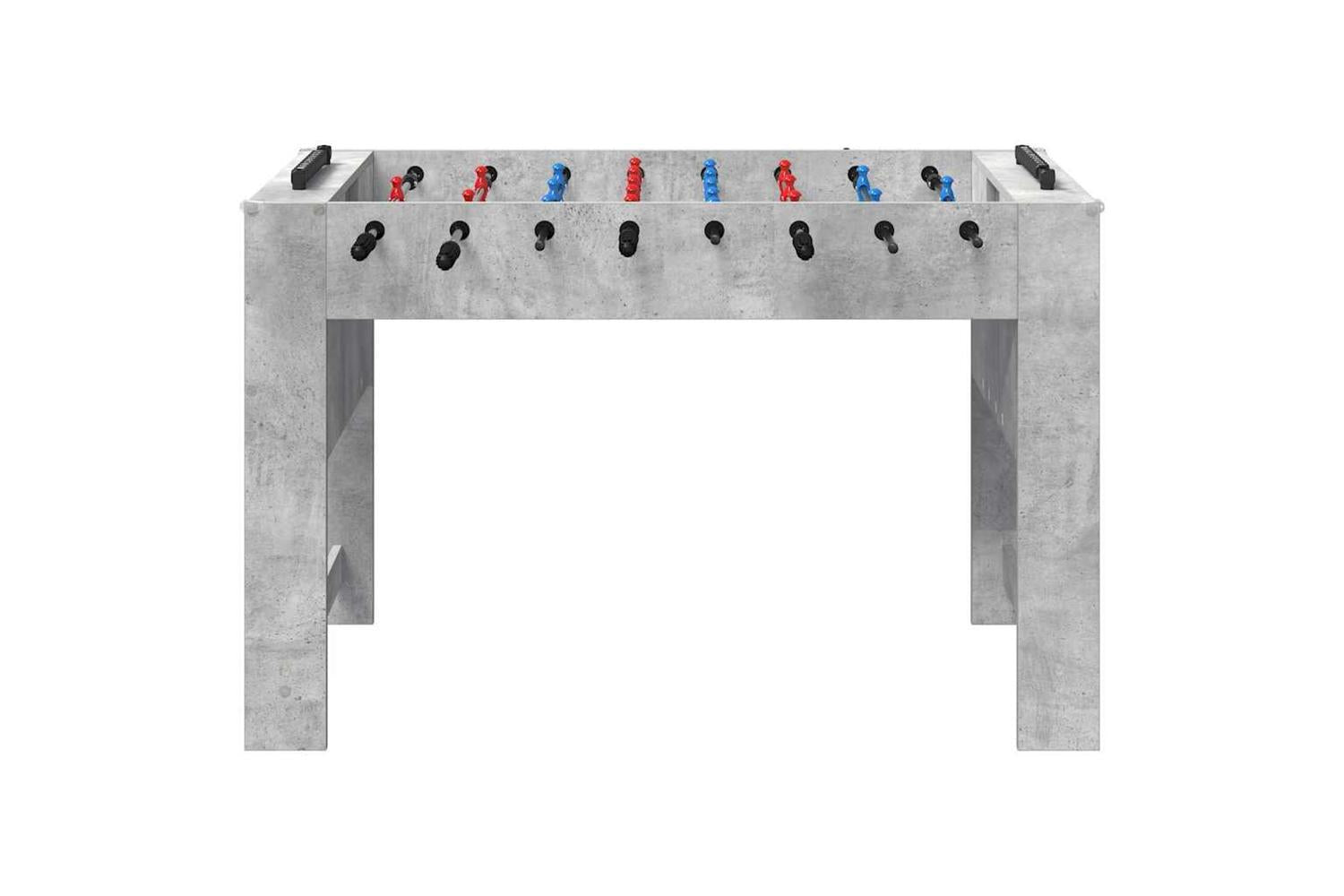 Vidaxl Foosball Table Concrete Grey 125 X 60.5 X 80 Cm Engineered Wood-4