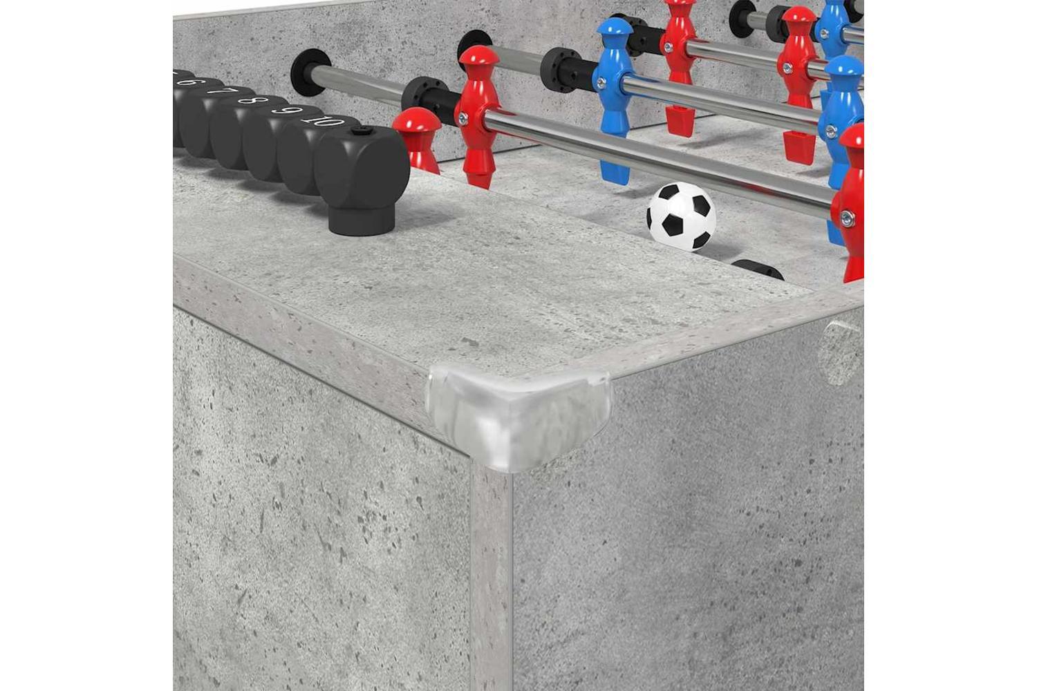 Vidaxl Foosball Table Concrete Grey 125 X 60.5 X 80 Cm Engineered Wood-7