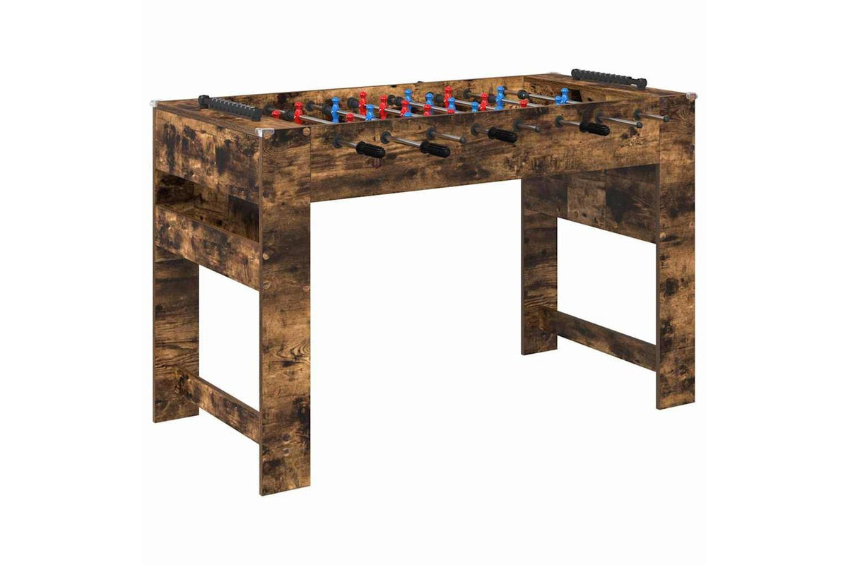 Vidaxl Foosball Table Smoked Oak 125 X 60.5 X 80 Cm Engineered Wood-2