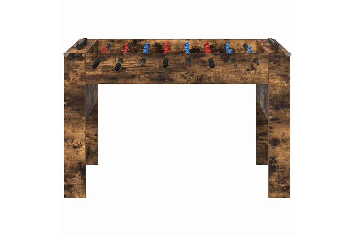 Vidaxl Foosball Table Smoked Oak 125 X 60.5 X 80 Cm Engineered Wood-4