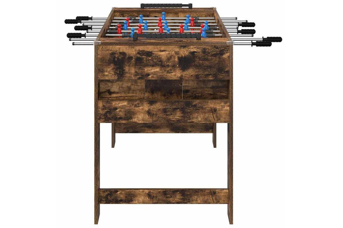 Vidaxl Foosball Table Smoked Oak 125 X 60.5 X 80 Cm Engineered Wood-5