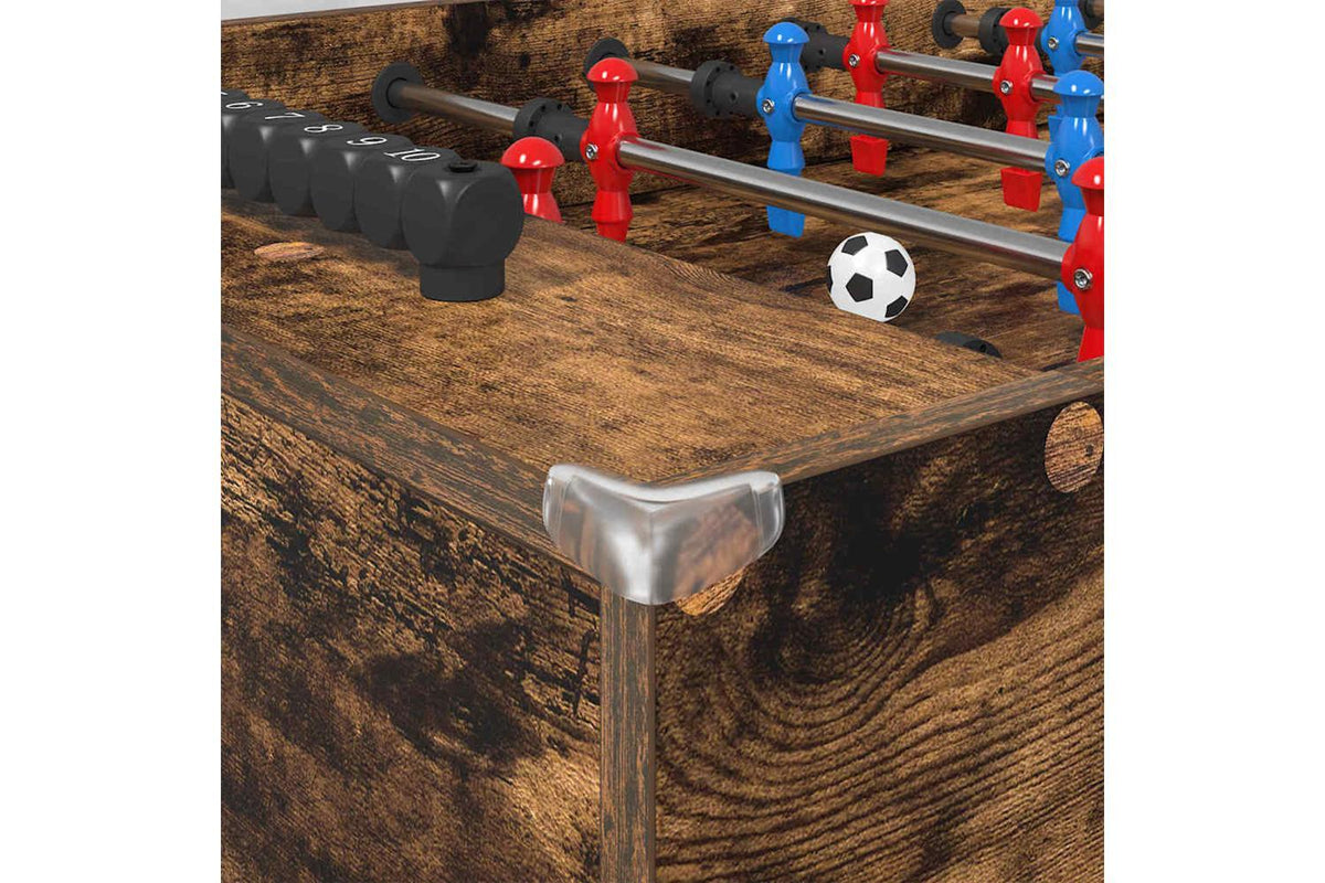 Vidaxl Foosball Table Smoked Oak 125 X 60.5 X 80 Cm Engineered Wood-7