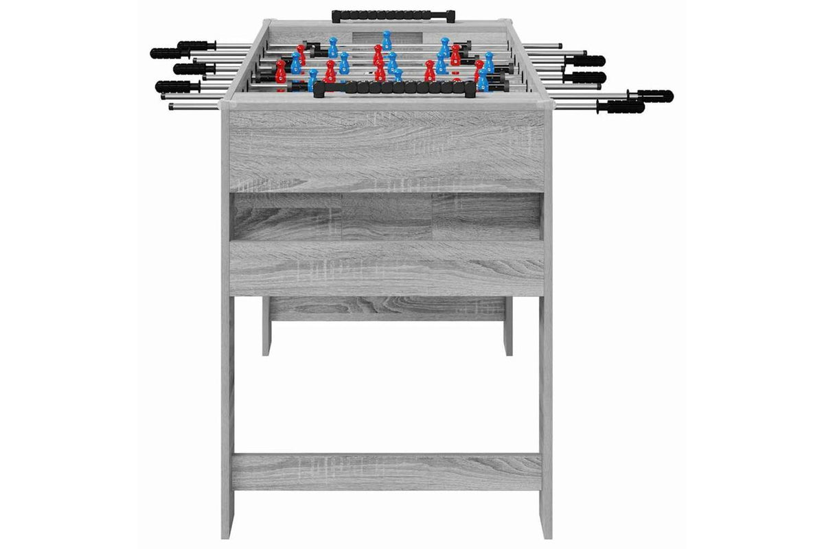 Vidaxl Foosball Table Grey Sonoma 125 X 60.5 X 80 Cm Engineered Wood-5