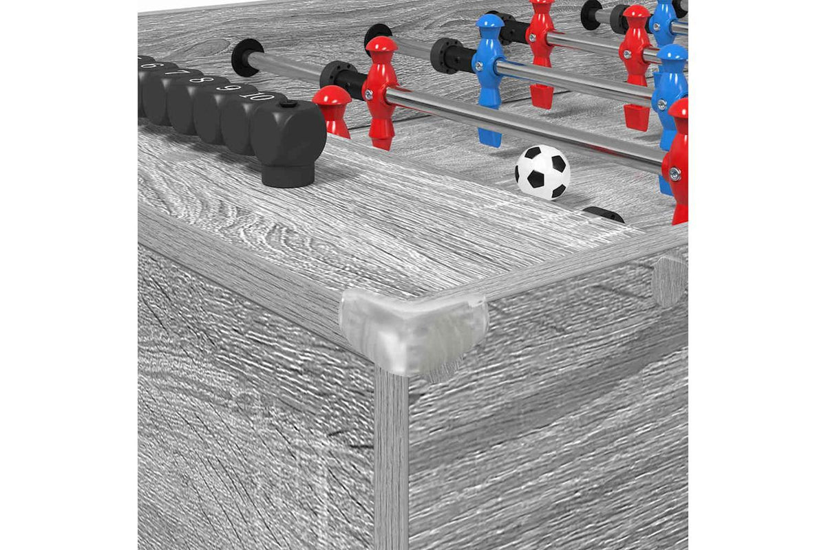Vidaxl Foosball Table Grey Sonoma 125 X 60.5 X 80 Cm Engineered Wood-7