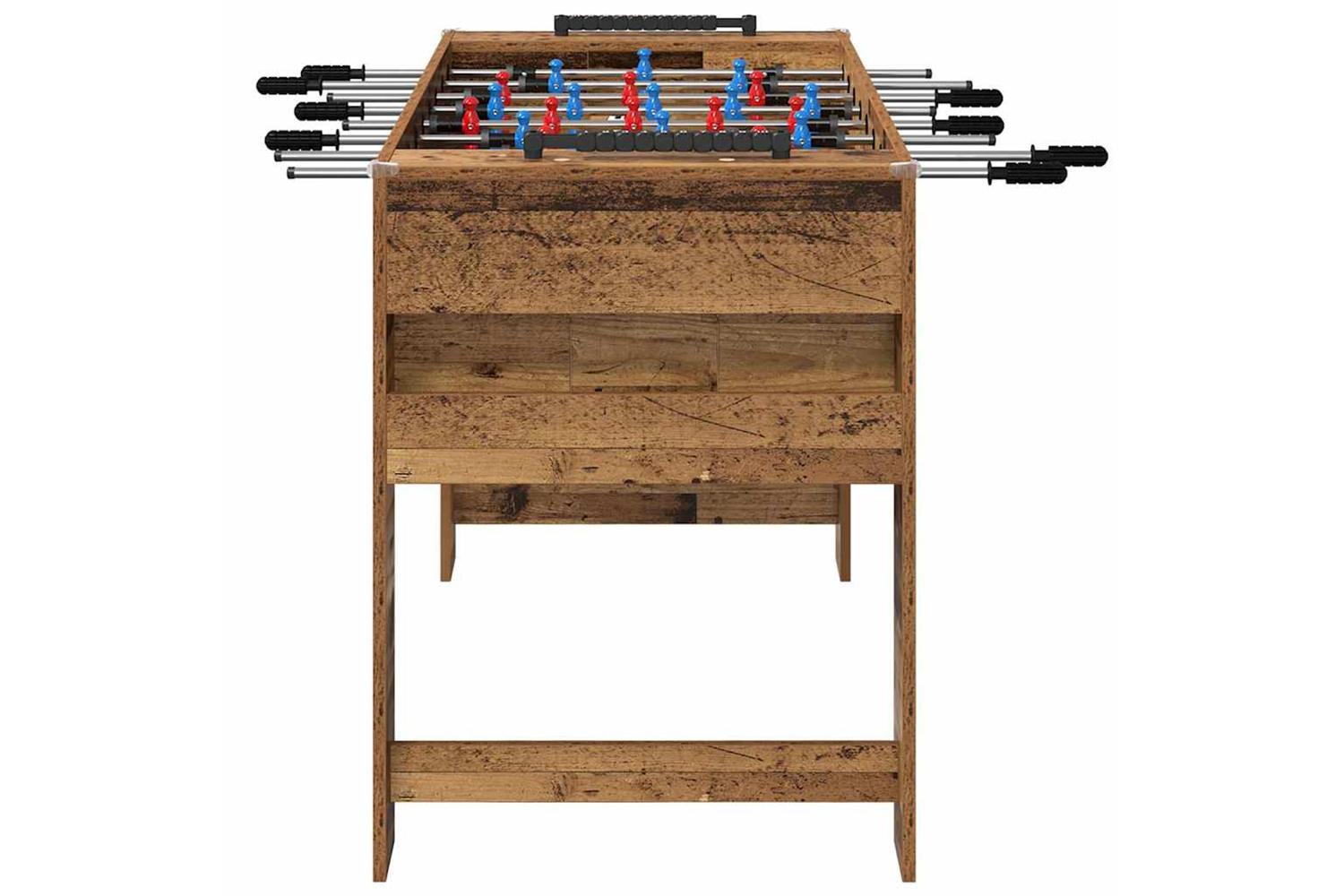 Vidaxl Foosball Table Old Wood 125 X 60.5 X 80 Cm Engineered Wood-5
