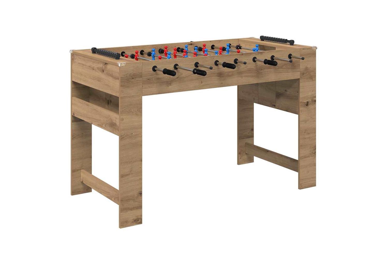 Vidaxl Foosball Table Artisan Oak 125 X 60.5 X 80 Cm Engineered Wood-2