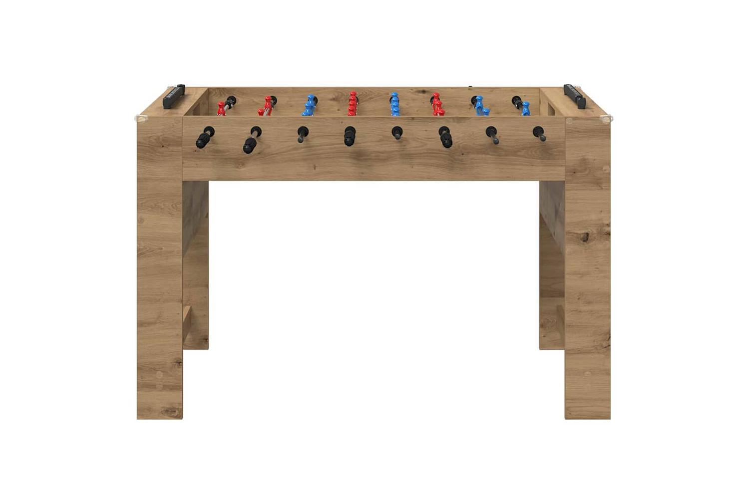 Vidaxl Foosball Table Artisan Oak 125 X 60.5 X 80 Cm Engineered Wood-4