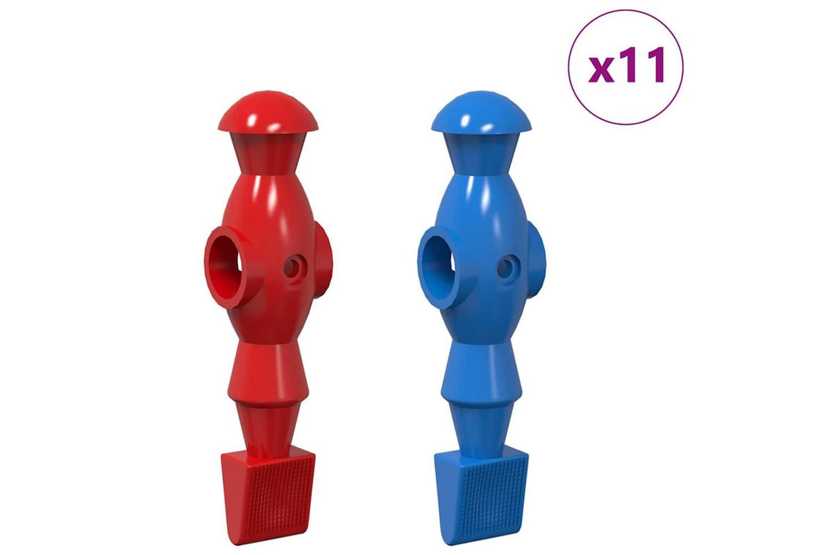 Vidaxl Football Table Players 22 Pcs Blue And Red 2.4 X 2.1 X 9.7 Cm-3