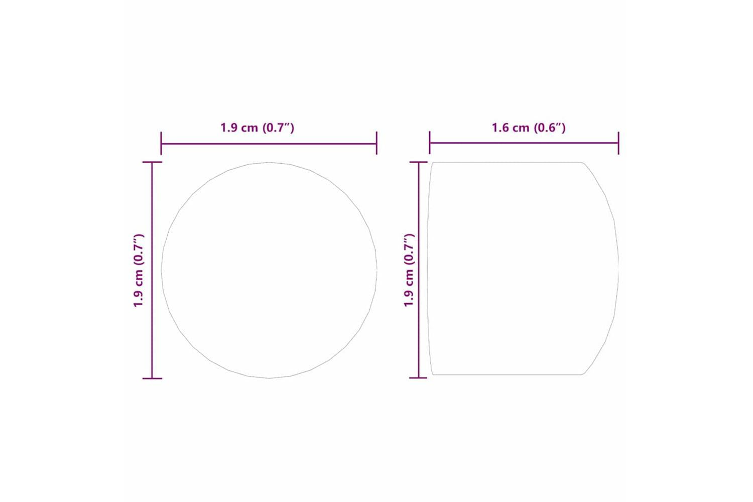 Vidaxl Football Table End Caps 10 Pcs Black 1.9 X 1.9 X 1.6 Cm Plastic-6