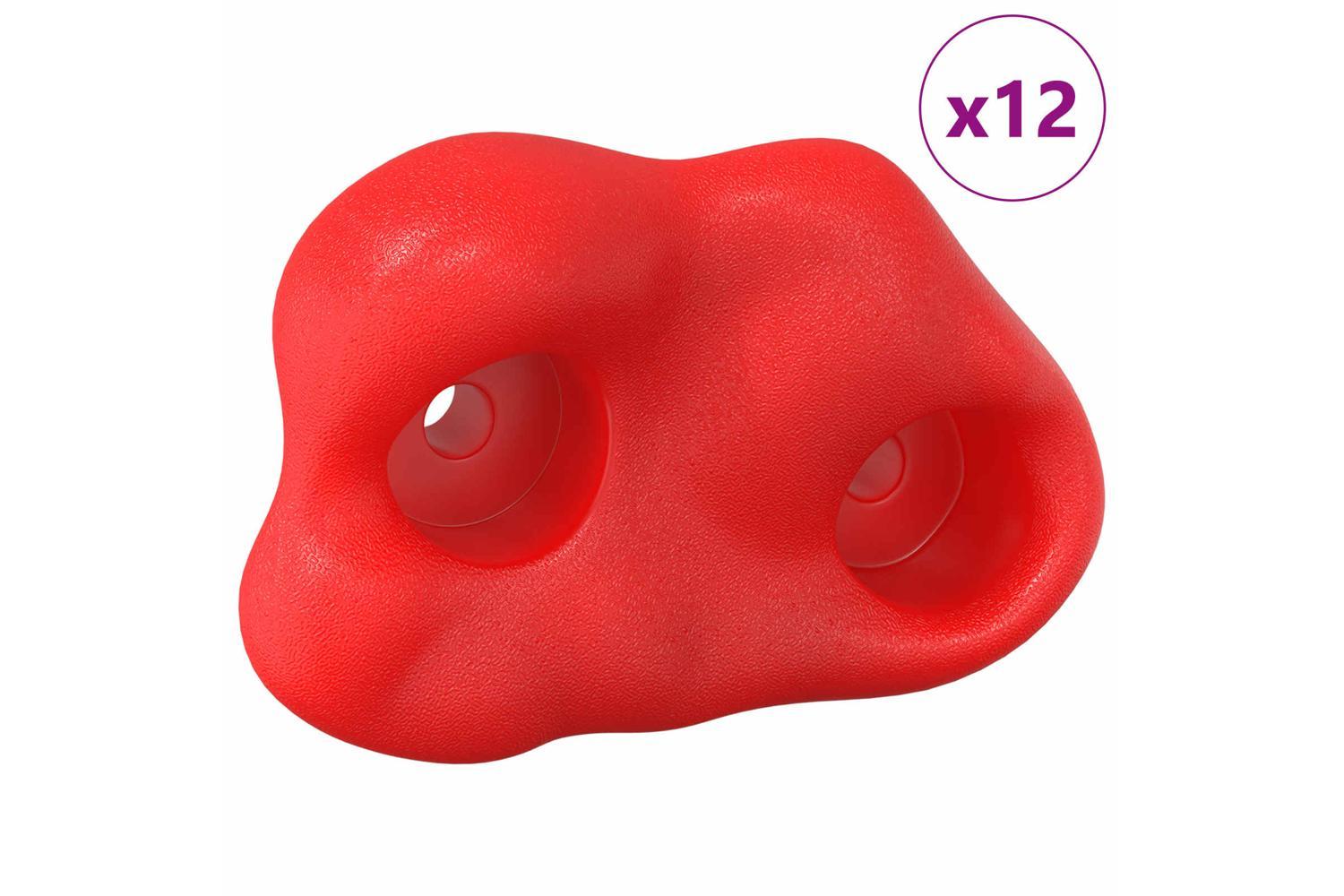 Vidaxl Climbing Hold 12 Pcs Red 100 X 67 X 43 Mm Pp-2