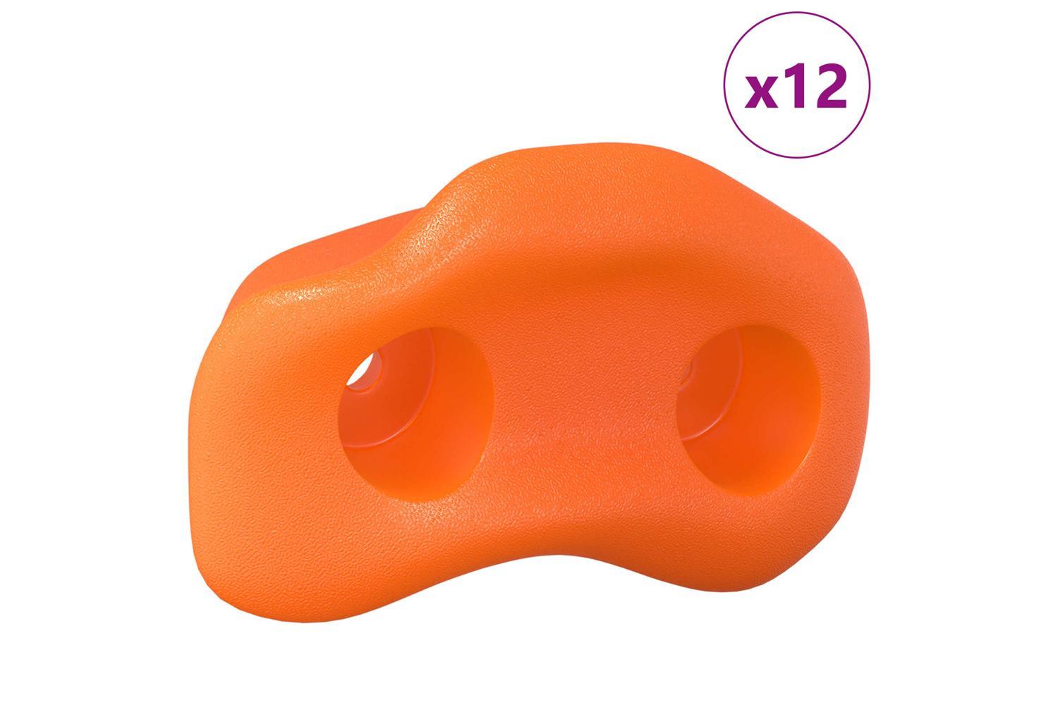 Vidaxl Climbing Hold 12 Pcs Orange 100 X 67 X 43 Mm Pp-2