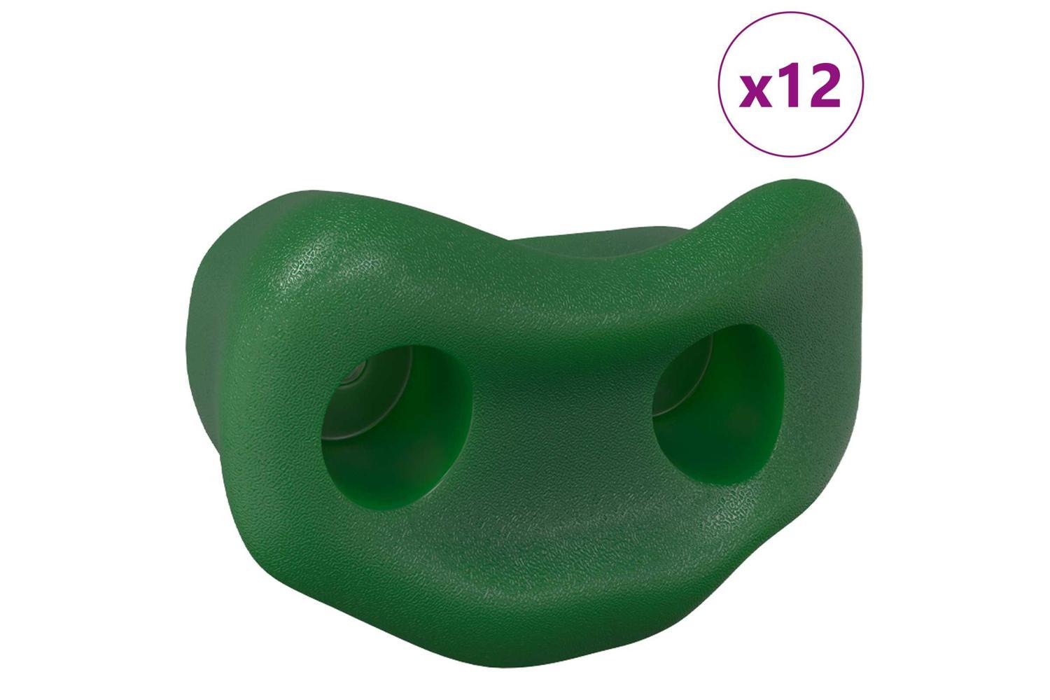 Vidaxl Climbing Hold 12 Pcs Green 100 X 67 X 43 Mm Pp-2