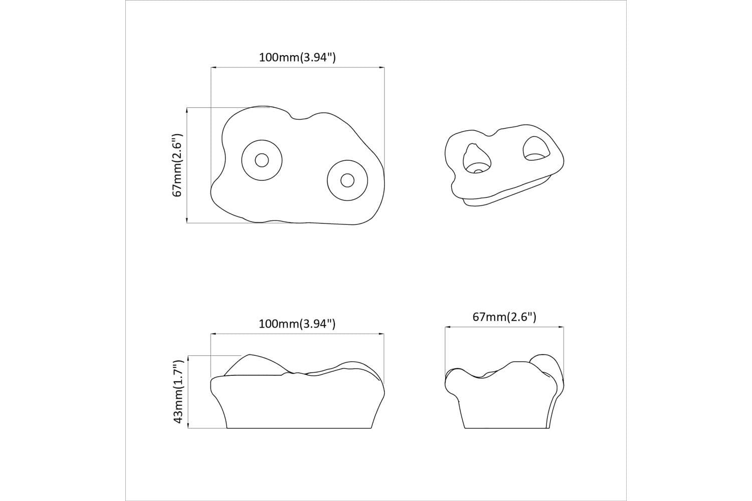 Vidaxl Climbing Hold 12 Pcs Green 100 X 67 X 43 Mm Pp-8