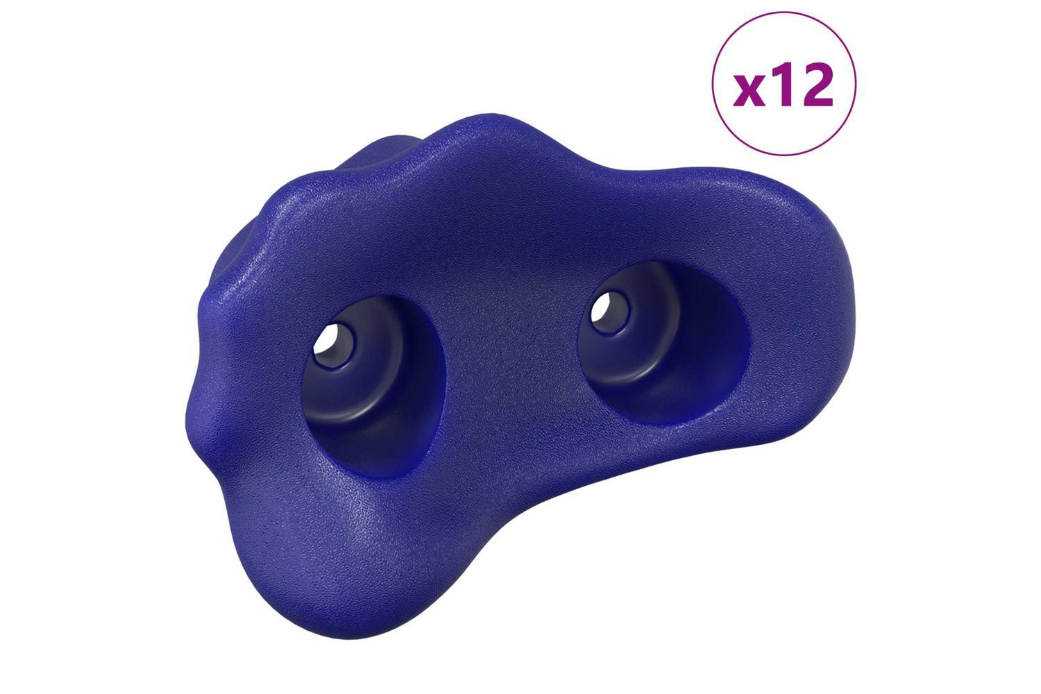 Vidaxl Climbing Hold 12 Pcs Blue 100 X 67 X 43 Mm Pp-2
