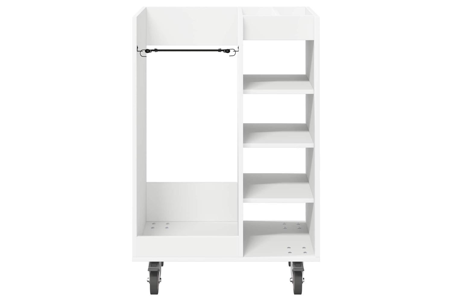 Vidaxl Golf Cabinet With Wheel Plain White 65 X 45 X 98 Cm-6