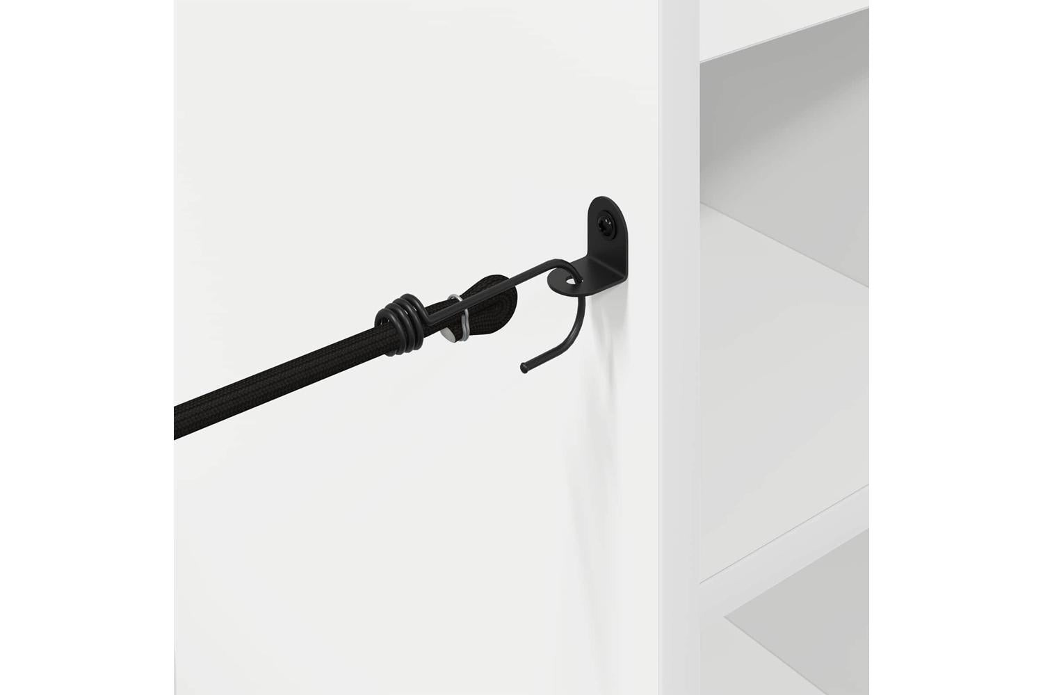 Vidaxl Golf Cabinet With Wheel Plain White 65 X 45 X 98 Cm-9