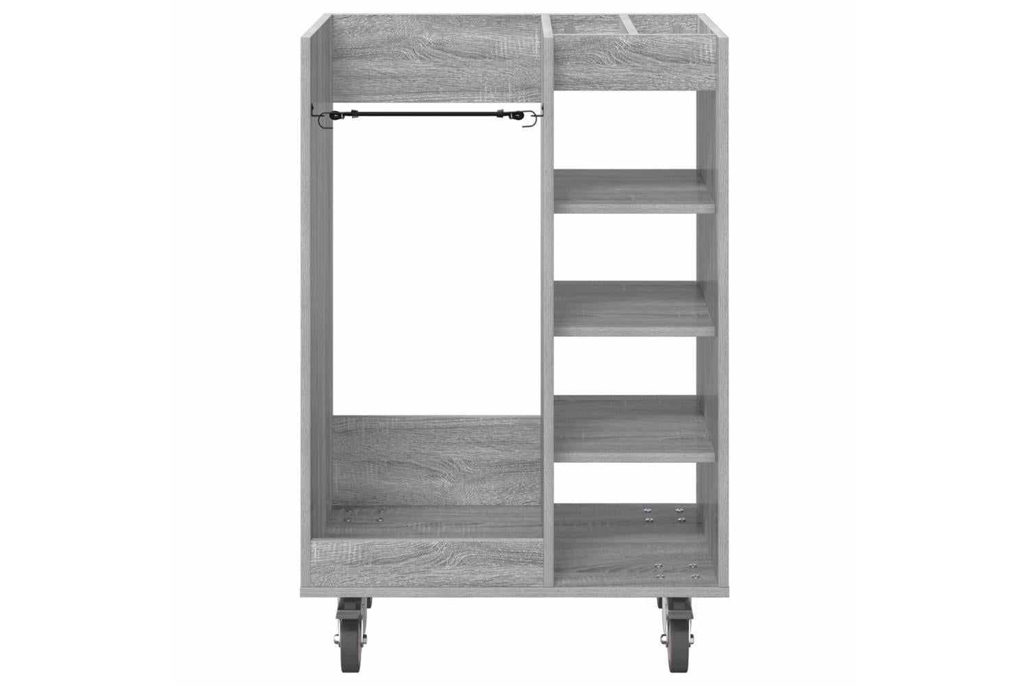 Vidaxl Golf Cabinet With Wheel Plain Grey Sonoma 65 X 45 X 98 Cm-6