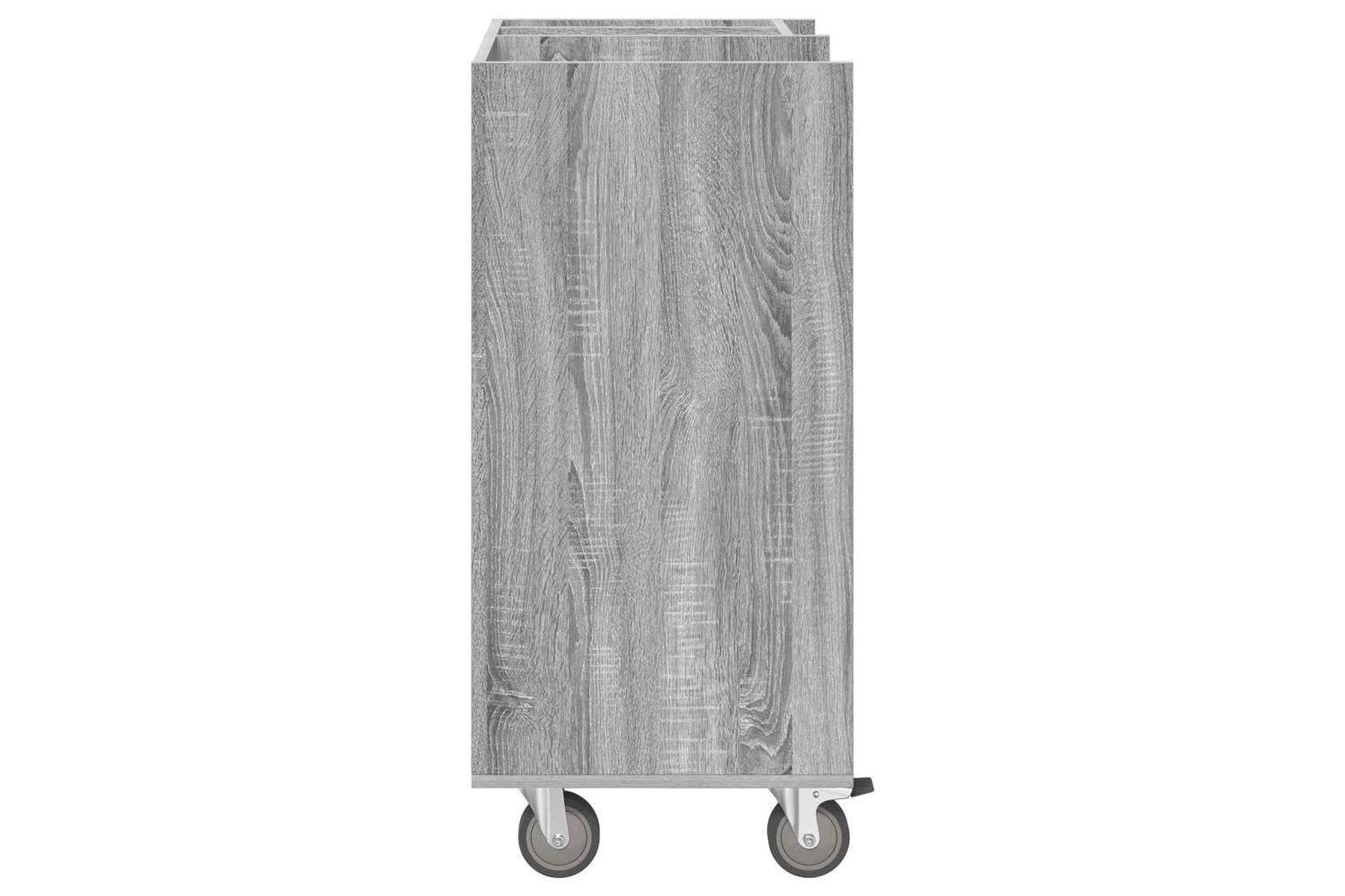 Vidaxl Golf Cabinet With Wheel Plain Grey Sonoma 65 X 45 X 98 Cm-7