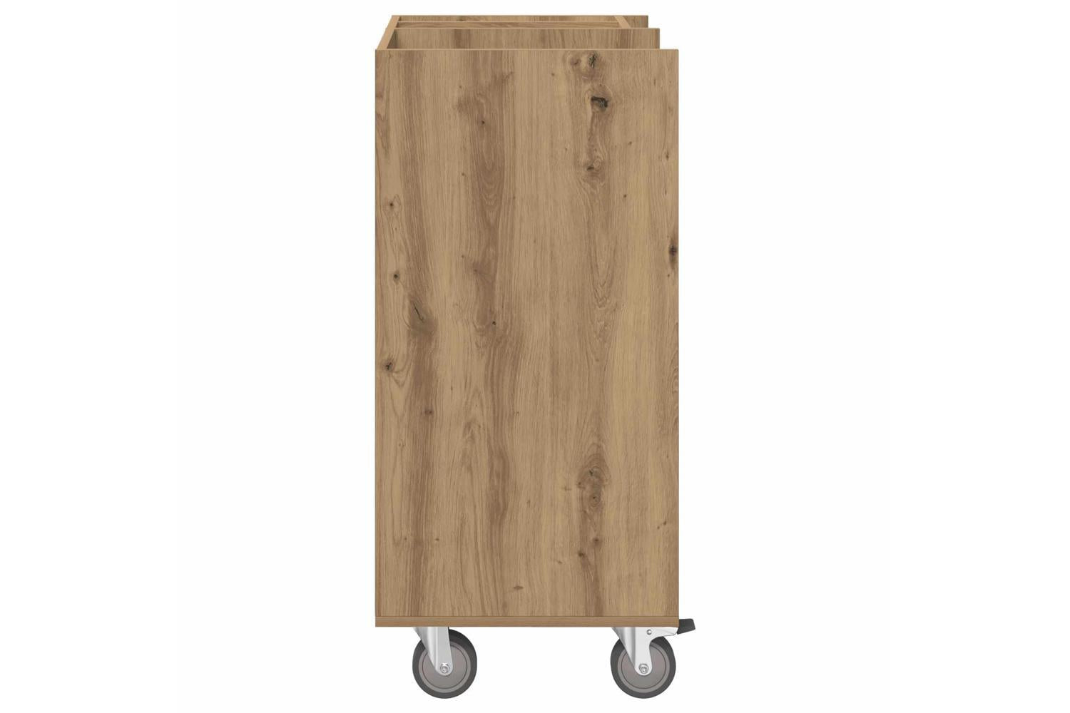 Vidaxl Golf Cabinet With Wheel Plain Artisan Oak 65 X 45 X 98 Cm-7