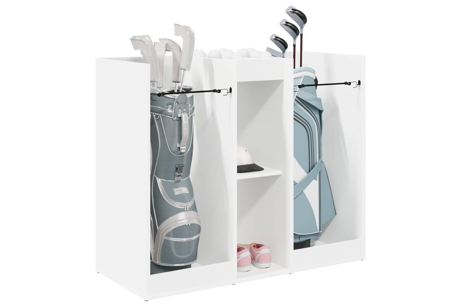 Vidaxl Golf Cabinet Plain White 102 X 45 X 85.5 Cm-3
